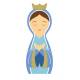Statuette Marie couronne 5cm