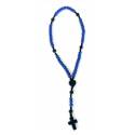 Chapelet bleu foncé Environ 23cm