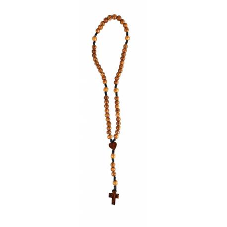 Chapelet bois de coco petites perles