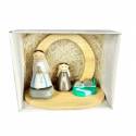 Apparition de Lourdes en bois largeur17xProf10xHT13cm