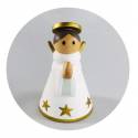 Engel staand 7 cm - Wit - Gebed 