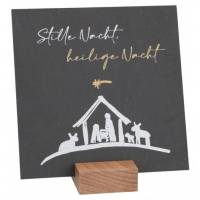 Cadre en ardoise 12 X 12 cm - Stille Nacht