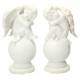 Ange s/globe 14 cm - 2 / set