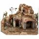 Cabane napolitaine pour personnage de crèches de Noël de7 - 8 cm (50x45x40cm)
