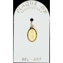 Médaille plaqué-or - Miraculeuse - 13 mm