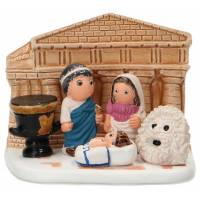 Crèche de Noël en terre cuite - "Crèche du monde" Grèce