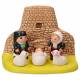 Crèche de Noël en terre cuite - "Crèche du monde" Sardaigne