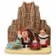 Crèche de Noël en terre cuite - "Crèche du monde" Barcelone