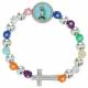 Armband op elastiek Multicolor O.L.V. biddend 