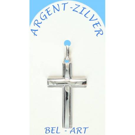 Croix Argent 30 x 17 mm