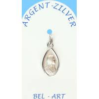 Médaille Argent Vierge Goutte 17 X 10 mm