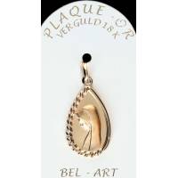 Medaille plaqué-goud Maria Druppel 