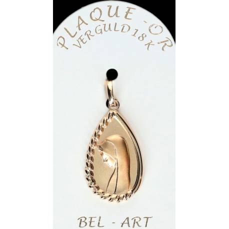 Medaille plaqué-goud Maria Druppel 