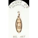 Médaille Plaqué Or Vierge ovale 23 X 10 mm