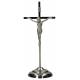 Croix sur base - 19 cm - Acier inoxydable