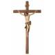 Croix Murale en bois sculpté 23 cm Couleur