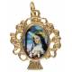 Medaille 21 mm Levensboom H Rita Metaal verguld 