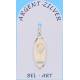 Médaille Argent Vierge ovale 23 X 10 mm