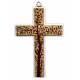 Croix murale moderne avec arbre de vie - 23 cm - Bois et finition blanche