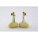 Couple sur une pierre 12 cm