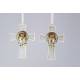 Set de 2 croix communion set garçon/fille 15 cm crème et doré