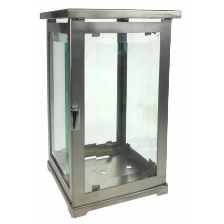 Lanterne 21 cm Acier inoxydable