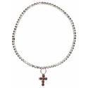 Armband metaal met zirkonen 