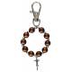 Porte-clefs / Dizainier Brun foncé