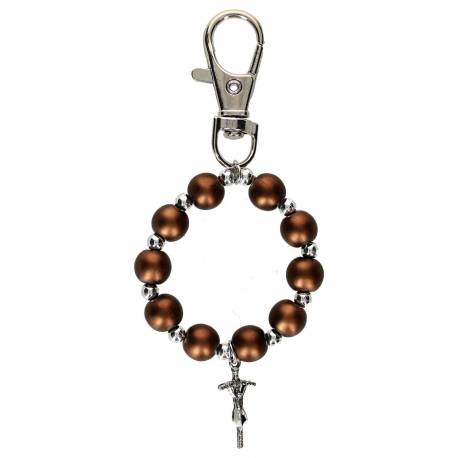 Porte-clefs / Dizainier Brun foncé