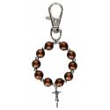 Porte-clefs / Dizainier Brun foncé
