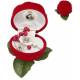 Ecrin rose image Ste Rita avec dizainier parfumé