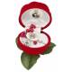 Ecrin rose image Ste Rita avec dizainier parfumé