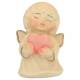 Ange avec coeur 7 cm Alabaster
