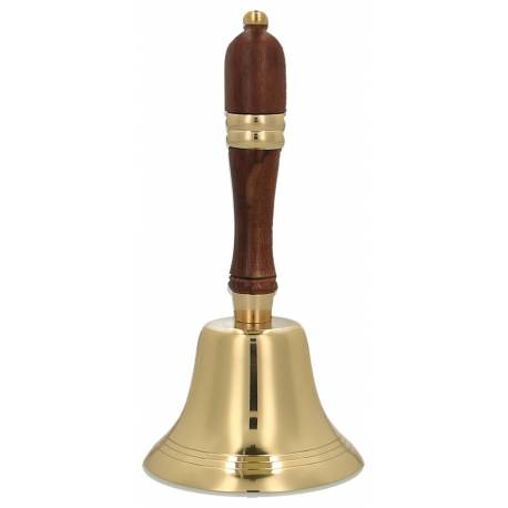 Clochette liturgique 1 ton - Manche en bois