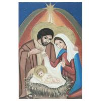 Carte double Nativité + enveloppe