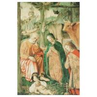Carte double Nativité + enveloppe