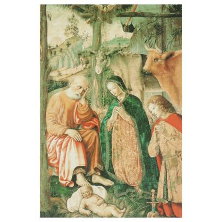 Carte double Nativité + enveloppe