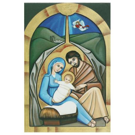Carte double Nativité + enveloppe