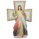 Kruis op voet 9 X 14 cm Barmhartige Christus 