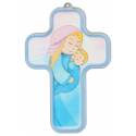 Croix Berceau - 13 X 9 cm - Vierge et enfant