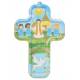 Croix Berceau - 13 X 9 cm - Eglise / enfants / colombe