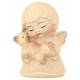 Ange avec ours en peluche - 7 cm Alabaster