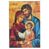 Carte Postale 15 x 10 cm Sainte Famille "or"