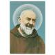 Carte Postale 15 x 10 cm Saint Padre Pio "or"
