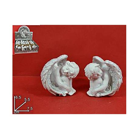 Ange assis de 7 cm - 12 / display