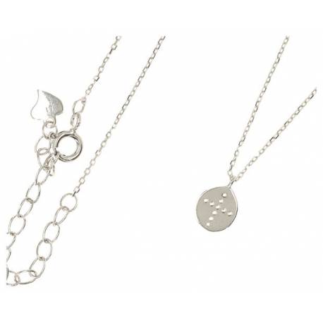 Zilver kruisje met ketting 