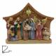 Crèche complète avec 8 personnages de 15 cm