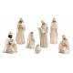 Kerstgroep van 7 figuren - 17 cm 