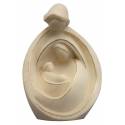 Nativité en bois sculpté H 10 cm x 4.5 cm Bois naturel et bord doré