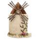 Provencaalse decor Electrische Molen met boom 24 x 15 cm 
